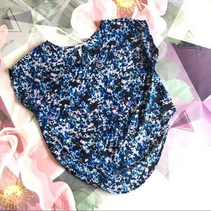 Lulu’s Blousy Sheer Floral Top